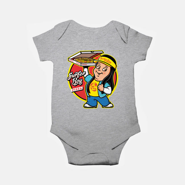 Pizza Boy-baby basic onesie-Olipop