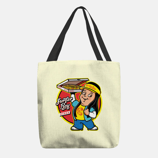 Pizza Boy-none basic tote bag-Olipop