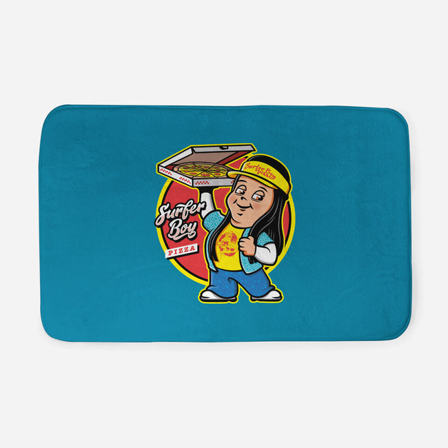 Pizza Boy-none memory foam bath mat-Olipop