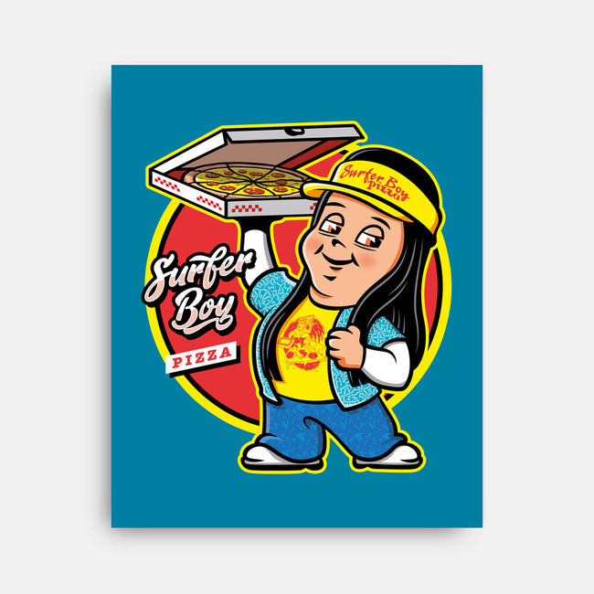 Pizza Boy-none stretched canvas-Olipop