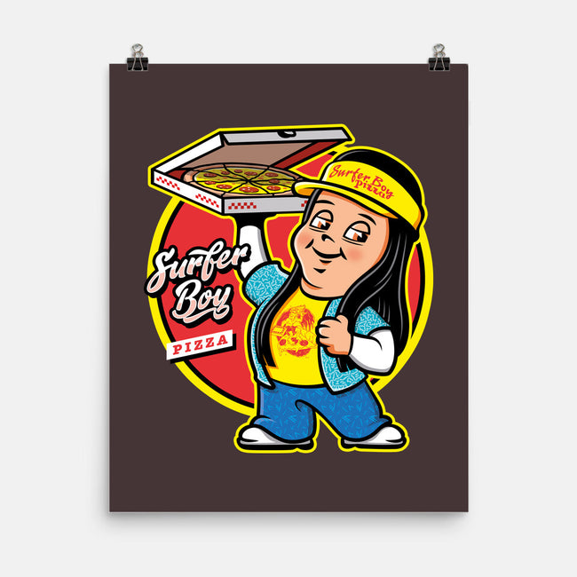 Pizza Boy-none matte poster-Olipop