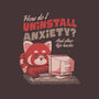 How Do I Uninstall Anxiety-none drawstring bag-eduely