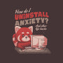How Do I Uninstall Anxiety-none glossy sticker-eduely
