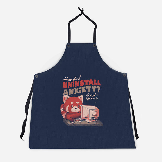 How Do I Uninstall Anxiety-unisex kitchen apron-eduely