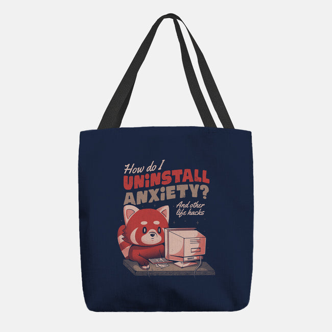 How Do I Uninstall Anxiety-none basic tote bag-eduely
