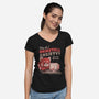 How Do I Uninstall Anxiety-womens v-neck tee-eduely