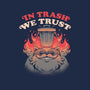 In Trash We Trust-womens fitted tee-eduely