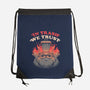 In Trash We Trust-none drawstring bag-eduely