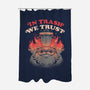 In Trash We Trust-none polyester shower curtain-eduely