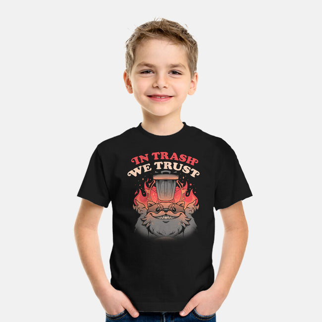 In Trash We Trust-youth basic tee-eduely