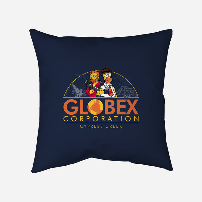 Globex Corp-none removable cover w insert throw pillow-se7te