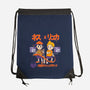 Retro Player-none drawstring bag-Douglasstencil