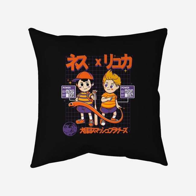 Retro Player-none removable cover w insert throw pillow-Douglasstencil