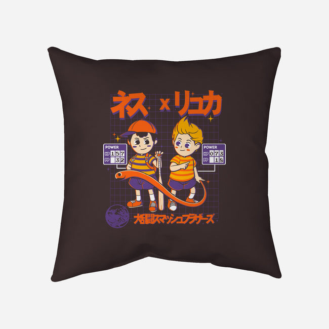 Retro Player-none removable cover w insert throw pillow-Douglasstencil