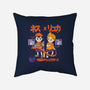 Retro Player-none removable cover w insert throw pillow-Douglasstencil