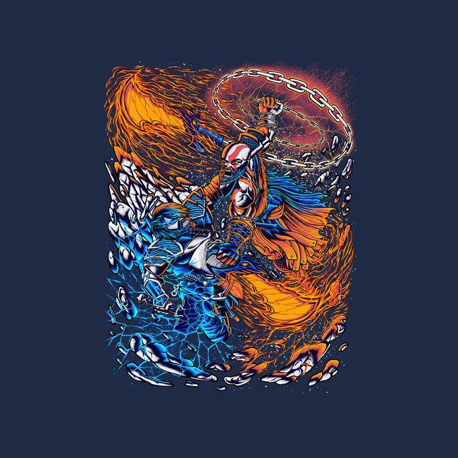 Fire And Thunder-unisex basic tee-alanside