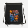 Fire And Thunder-none drawstring bag-alanside