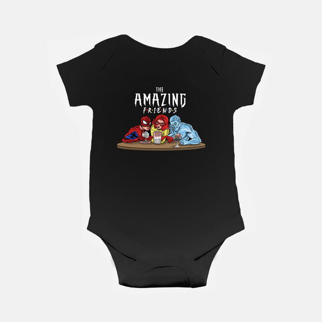 The Amazing Friends-baby basic onesie-zascanauta