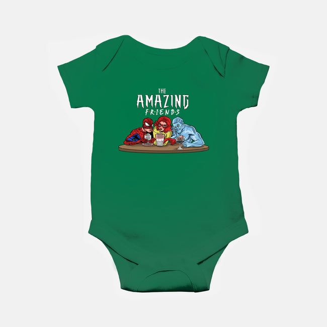 The Amazing Friends-baby basic onesie-zascanauta