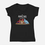 The Amazing Friends-womens v-neck tee-zascanauta