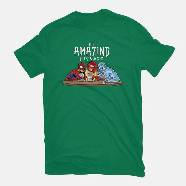 The Amazing Friends-womens fitted tee-zascanauta