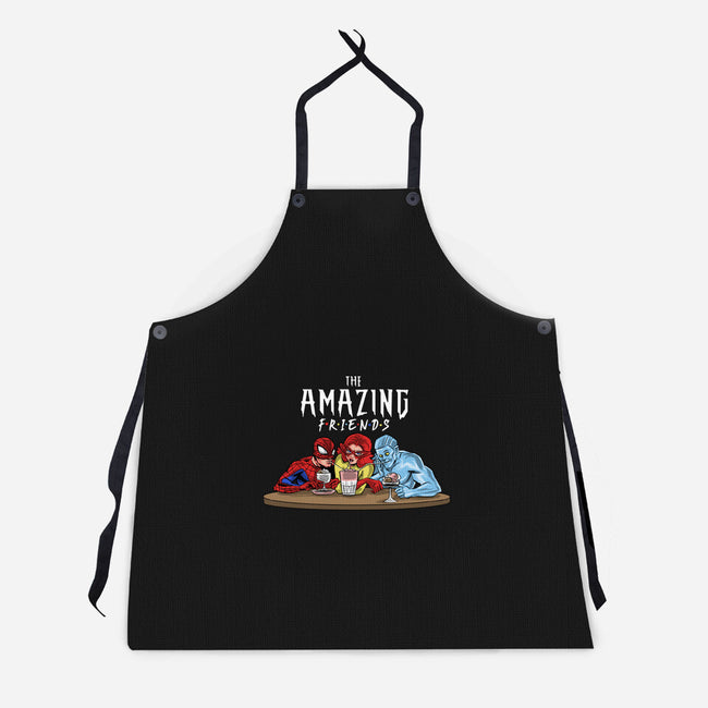 The Amazing Friends-unisex kitchen apron-zascanauta