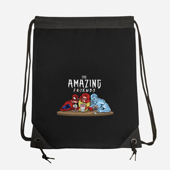 The Amazing Friends-none drawstring bag-zascanauta