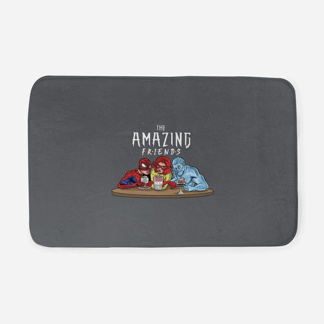 The Amazing Friends-none memory foam bath mat-zascanauta