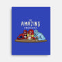 The Amazing Friends-none stretched canvas-zascanauta