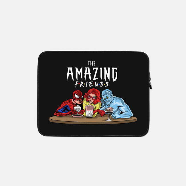 The Amazing Friends-none zippered laptop sleeve-zascanauta