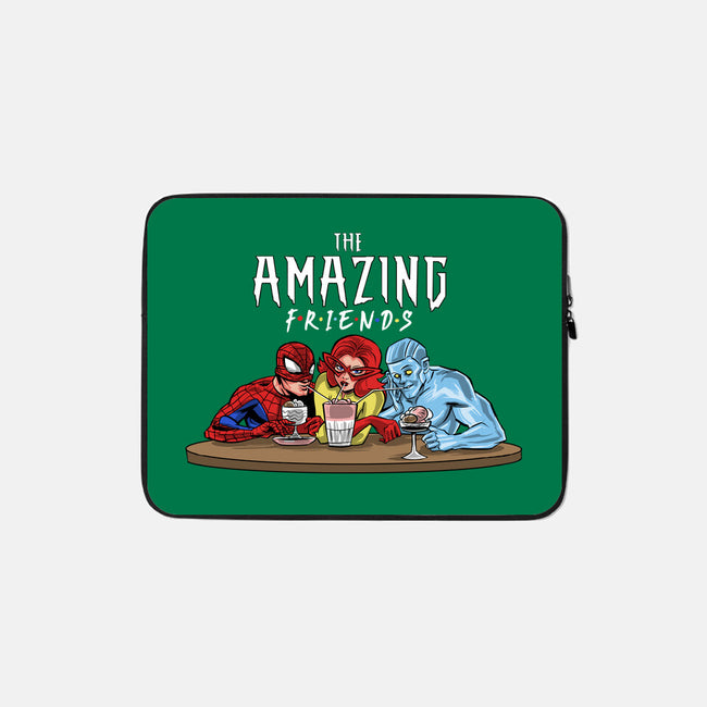 The Amazing Friends-none zippered laptop sleeve-zascanauta