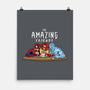 The Amazing Friends-none matte poster-zascanauta