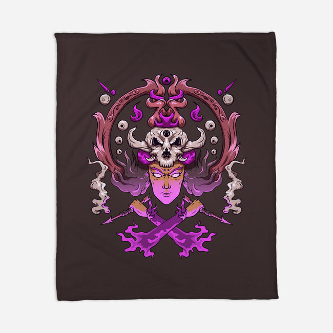 Woman Warrior-none fleece blanket-Wahyu Azizi