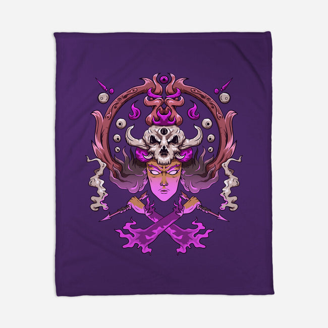 Woman Warrior-none fleece blanket-Wahyu Azizi