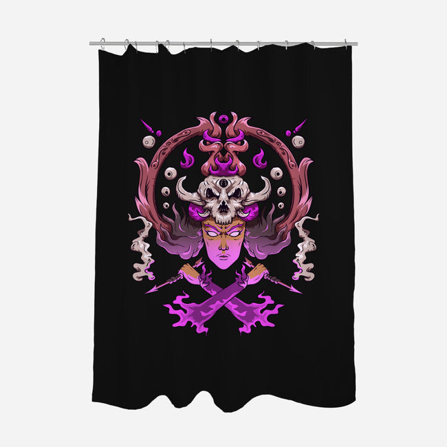 Woman Warrior-none polyester shower curtain-Wahyu Azizi