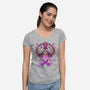Woman Warrior-womens v-neck tee-Wahyu Azizi