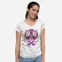 Woman Warrior-womens v-neck tee-Wahyu Azizi