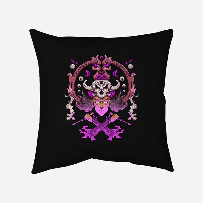 Woman Warrior-none removable cover w insert throw pillow-Wahyu Azizi