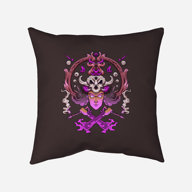 Woman Warrior-none removable cover w insert throw pillow-Wahyu Azizi