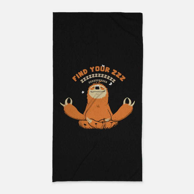 Find Your Zen-none beach towel-ducfrench