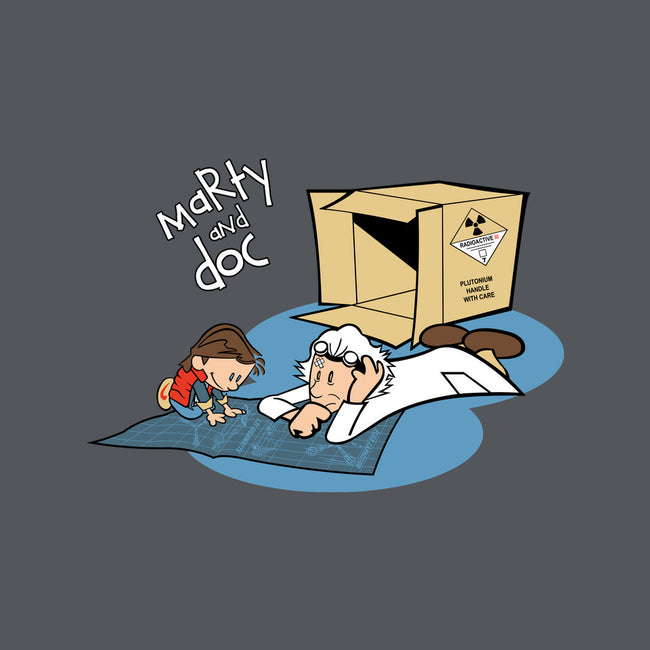 Marty & Doc-none beach towel-vtorgabriel