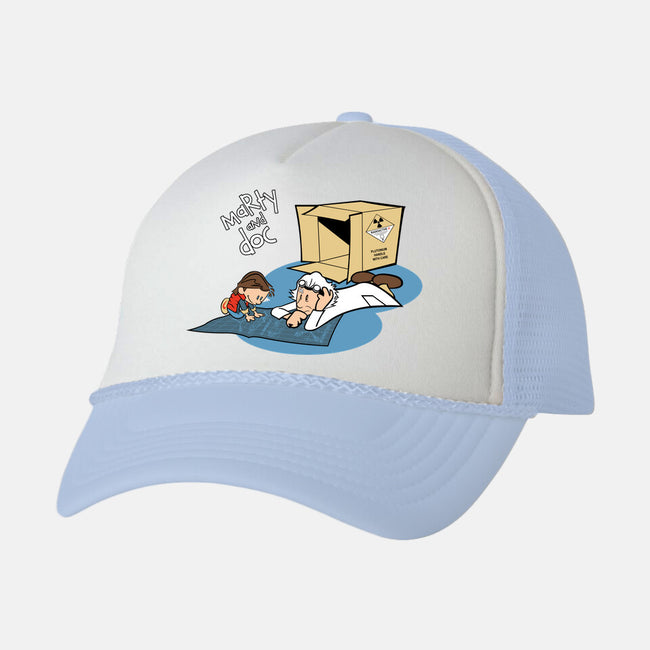 Marty & Doc-unisex trucker hat-vtorgabriel
