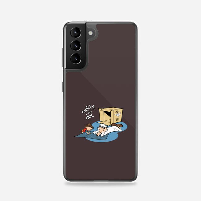 Marty & Doc-samsung snap phone case-vtorgabriel