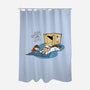 Marty & Doc-none polyester shower curtain-vtorgabriel