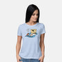 Marty & Doc-womens basic tee-vtorgabriel