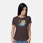 Marty & Doc-womens basic tee-vtorgabriel