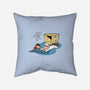 Marty & Doc-none removable cover w insert throw pillow-vtorgabriel