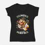 Hunter's Call-womens v-neck tee-Snouleaf