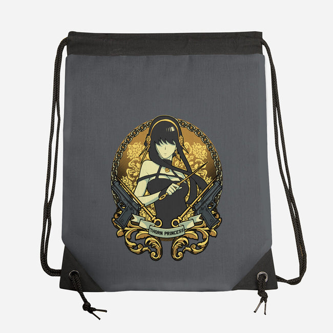Thorn Princess-none drawstring bag-Astrobot Invention