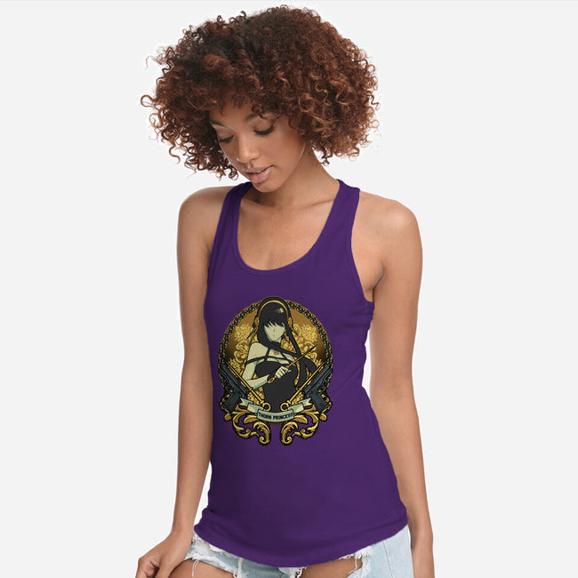 Thorn Princess-womens racerback tank-Astrobot Invention